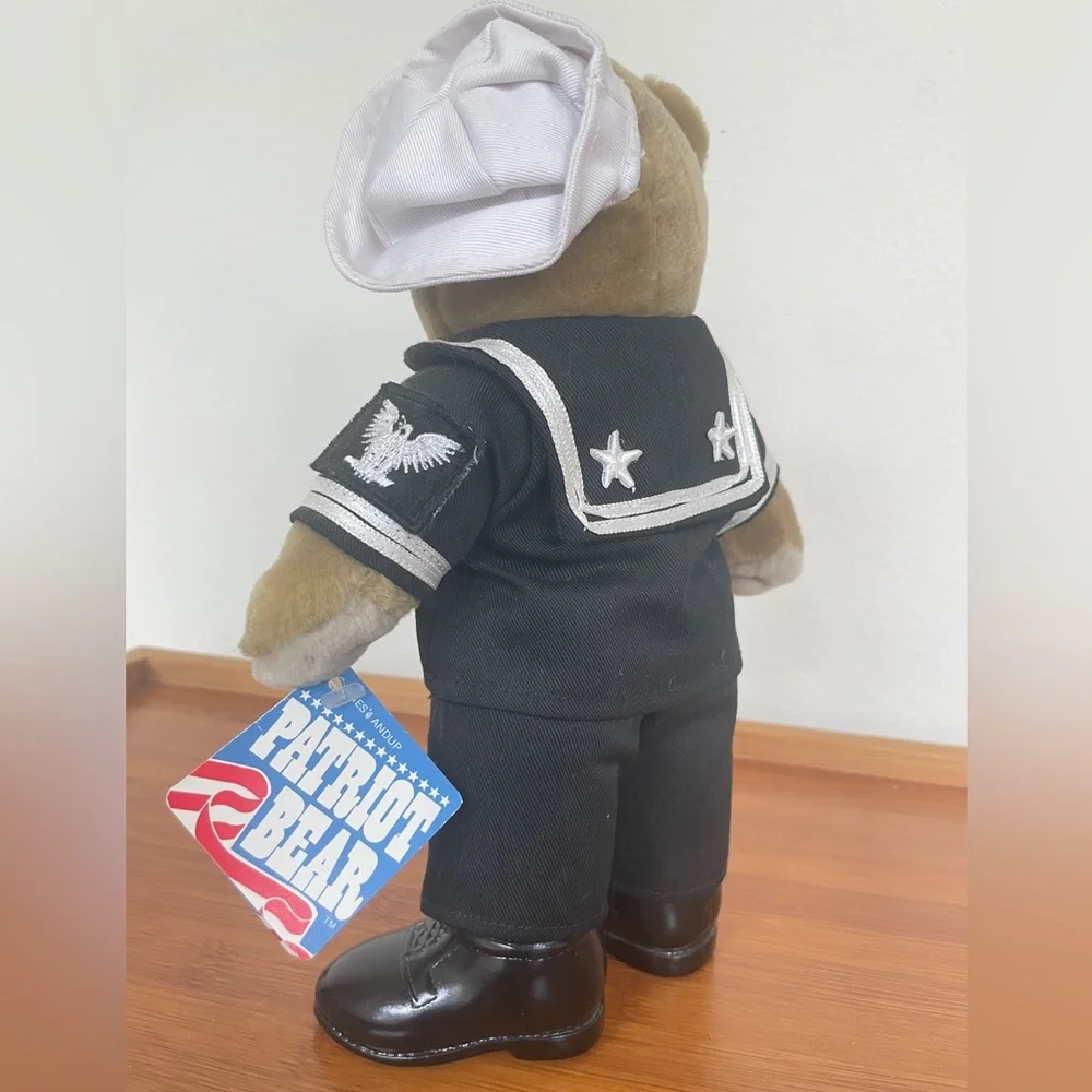 Vintage 1994 Patriot‎ Bear Marine Teddy Bear plushie Limited edition Collectible